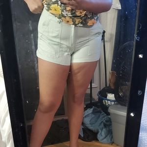 Pale green Gap shorts